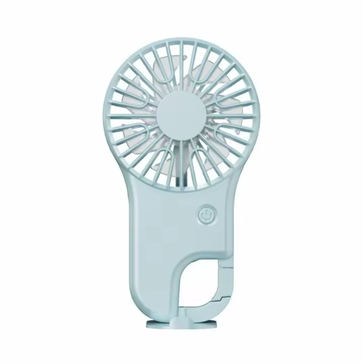 Mini ventilador portátil de mano, 3 engranajes, Pequeño ventilador Eléctrico, ventilador de escritorio recargable de Bajo Ruido - 1