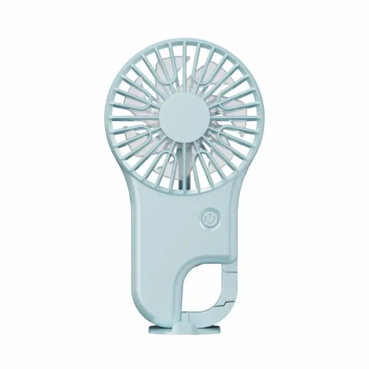 Mini ventilador portátil de mano, 3 engranajes, Pequeño ventilador Eléctrico, ventilador de escritorio recargable de Bajo Ruido - 1