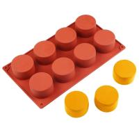 Molde de Pastel de Silicona Circular 8 Cavities para Chocolate, Oreo, Galletas, Pastelería, Gelatina, Pudín, Jabón Cocina y Comedor - details 2