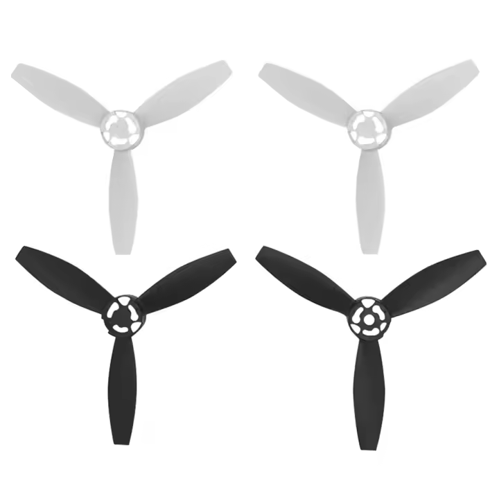 Hélice de fibra de carbono portátil, Protector de hoja, accesorios para Drones Parrot Bebop 2, 75x75x12mm - 1