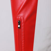 Botas Largas de Cuello Alto para Mujer Zapatos de Tacón Alto, Impermeables, Lining de Cuero Sintético, Cierre Lateral - details 13