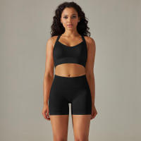 Conjunto de yoga para mujer, leggings y top de cintura alta, chándal sin costuras, tres conjuntos de entrenamiento para ropa de gimnasio - details 9
