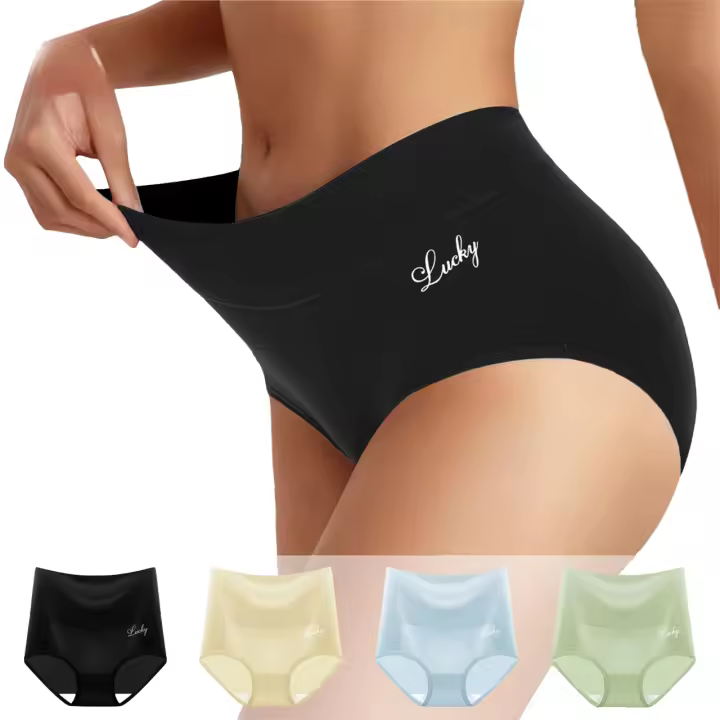Ropa interior para mujer con realce de cadera, 5 uds., comodidad para contraer el vientre, transpirable, artículo único, paquete múltiple - 1