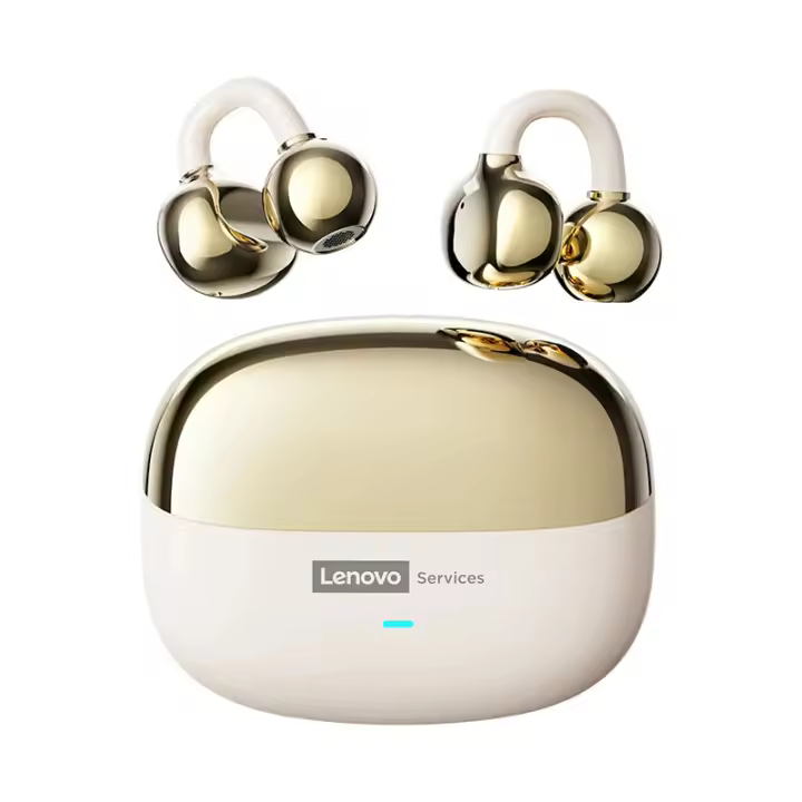 Auriculares inalámbricos Lenovo LE302 con Bluetooth 6,0, batería de larga duración, auriculares deportivos con clip para la oreja, auriculares estéreo HIFI con cancelación de ruido - 1