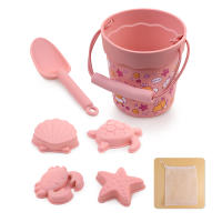 Set de Juguetes de Playa para Niños TYRY.HU Cubo de Silicona, Pala, Accesorios - details 6