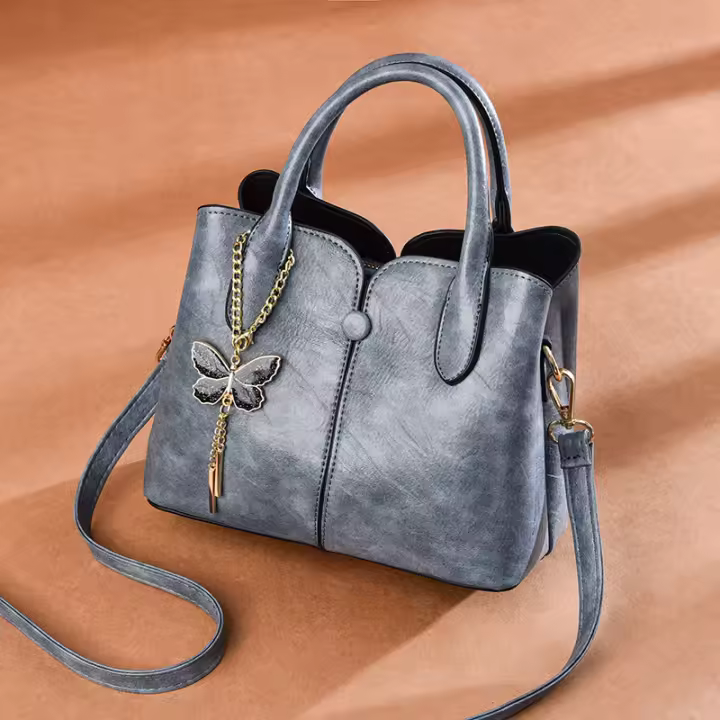 Nueva tendencia, colgante de lazo a la moda, bolso cruzado decorativo para mujer, bolso cuadrado pequeño portátil, bolso de mujer - 1