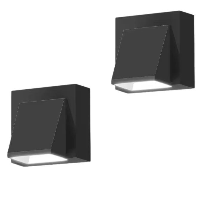 Goeco5W LED Sencillo Aplicaciones de Luz para Exteriores 2pcs Tamaño 8*7,8*6,5 cm Luz Blanca 6500K - 1