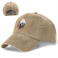 Gorra de béisbol de dibujos animados Calimero informal a la moda para hombres y mujeres, gorra de mezclilla desgastada con animales y pájaros para entrenamiento al aire libre, gorras de ajuste ajustable - details 1