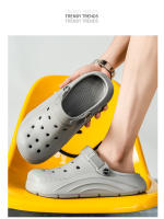 Agujero zapatos de los hombres de verano nuevo desgaste sandalias deportes zapatos de playa sandalias de los hombres de un pie medio bolsa de apoyo cabeza - details 20