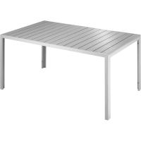 Mesa de Jardín Exterior de Aluminio 150x90x74,5cm Diseño Terraza con Patas Ajustables - details 0