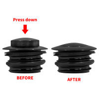 Tapa de tanque de combustible emergente para motocicleta, tapa de depósito de Gas de rosca derecha para Harley Dyna Softail Fatboy Touring Sportster XL883, color negro - details 4