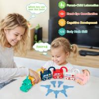 Excitat Juguete de Cerradura y Llave Diversión Montessori para Toddlers Juegos de Coche para Aprendizaje Educativo - details 2