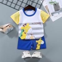 Conjunto de Manga Corta para Niños Puro Algodón Camisetas de Verano para Bebés - details 3