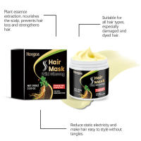 La reparación hidratante nutritiva mejora ligeramente la mascarilla seca para un cuidado del cabello suave y brillante - details 6