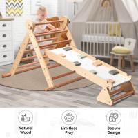 Escalera Montessori Triangular Juguete Multifuncional 3 en 1 Ajustable Madera de Haya y Pino - details 2