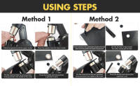 Kit de Martillo de Abrazadera de Ojo de Acero 200 piezas de 10mm Ideal para Reparación y Instalación de Tarpaulinas Conjunto de Herramientas Normales - details 7