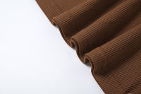 BUNO-chándales informales para Mujer, conjunto de 2 piezas, chalecos cortos elásticos con cuello en U y pantalones cortos acanalados, ropa deportiva concisa para gimnasio - details 90