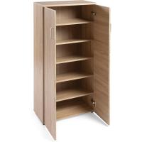 Librería de Dos Puertas Mueble auxiliar de madera 60cms de ancho, 32.5cms de profundidad, 124cms de alto Blanco - details 13