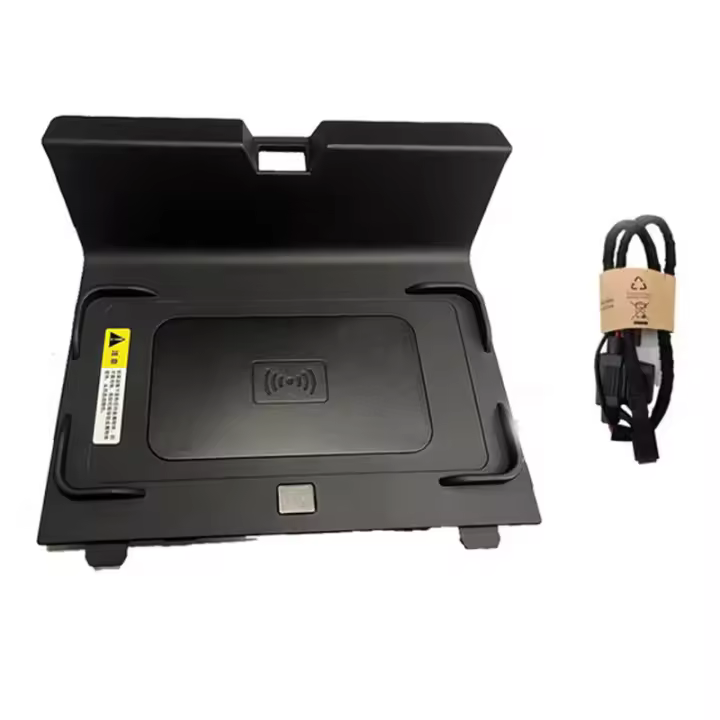 Vtear-cargador inalámbrico para coche, adaptador de Panel de carga rápida de 15W, Producto Interior, accesorios para automóviles, para Toyota Prius PHEV Prime - 1