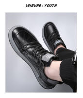 Zapatos de cuero para hombre, zapatos casuales huecos y transpirables de suela gruesa - details 31