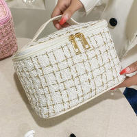 Bolsa De Cosméticos Portátil De Gran Capacidad Para Mujer Pequeña Bolsa De Almacenamiento De Viaje De Alta Valía Con Fragancia - details 1