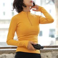 Camiseta de Manga Larga para Mujer Material de Poliéster Ideal para Fitness y Gimnasio Ropa de Yoga - details 1