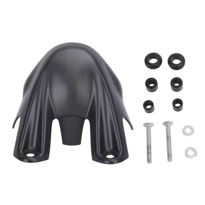 Alerón delantero de motocicleta, guardabarros de rueda delantera negro, cubierta de alerón de pico para Tracer 9 GT 2021 a 2023 - 1