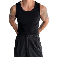 Camiseta sin mangas acanalada para hombre, ropa deportiva, chaleco de culturismo - details 1