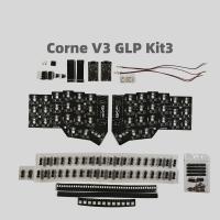 Corne V3 Gateron Teclado dividido de perfil bajo PCB Material de teclado dividido de cuerno personalizado Kit de teclado dividido Corne GLP inalámbrico/con cable - details 11