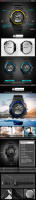 SKMEI-reloj electrónico para deportes al aire libre para hombre, pulsera militar con correa de PU, de cuarzo, doble, 1454 - details 2