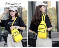 Fengdong-Mochila pequeña para hombre, mini bolso cruzado deportivo, bolsa de pecho unisex, bolsa de nailon impermeable - details 5