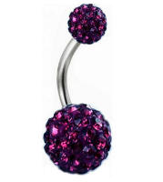 Piercings para el cuerpo, joyería de acero con diamantes de imitación para el ombligo, anillo de barra, Bola de lentejuelas, piercing para el cuerpo, 1 ud., envío directo - details 12