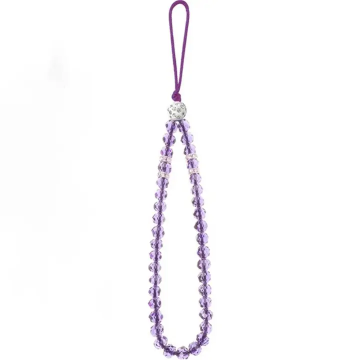 Correa de cordón para teléfono, pulsera para teléfono móvil, correa de cordón para muñeca, cadena de teléfono con cuentas, funda de teléfono, cordón de cuerda para teléfono - 1
