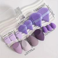 14-piece Ultra Soft Makeup Egg Air Cushion Powder Dry and Wet Powder Puff Makeup Egg Non-Latex Powder Puff - details 1