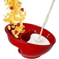 Plato de vajilla de desayuno para una persona, cuenco para aperitivos perezosos, deslizamiento en espiral separado y húmedo, Paron Cereal - details 4