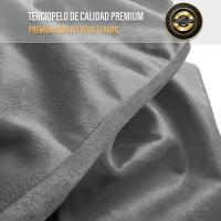 Reposapiés Salon de Lujo - [50x40x30 cm] Sofá Puf de Diseño con Relleno Incluido para Escritorio u Oficina - Taburete Bean Bag Silla Grande en Cuero Sintético Beige - details 29