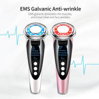Masajeador Facial EMS con fotones LED, terapia de luz roja, cuidado de la piel, antienvejecimiento, máquina de estiramiento Facial, belleza, limpiador de poros faciales caliente y frío - details 5