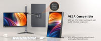 UPERFECT Monitor portátil de 15,6 pulgadas, 1080P 72% NTSC 100% sRGB USB C HDMI Monitor de viaje para computadora portátil, segundo monitor externo de computadora - details 3