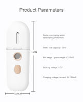 Mini pulverizador Facial portátil, Humidificador USB, nebulizador recargable, instrumentos de belleza, herramientas hidratantes para el cuidado de la piel - details 12