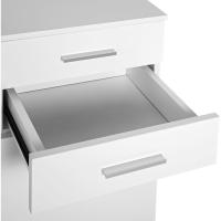 Gabinete Consola Buffet Mueble Organizador Almacenaje Multiusos Comedor Puertas Cajones 71x35x76cm - details 7