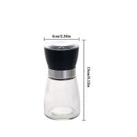 Molinillo de sal y pimienta para botellas de especias, herramienta de condimento de cocina ajustable, recargable, Manual, fácil de usar - details 1
