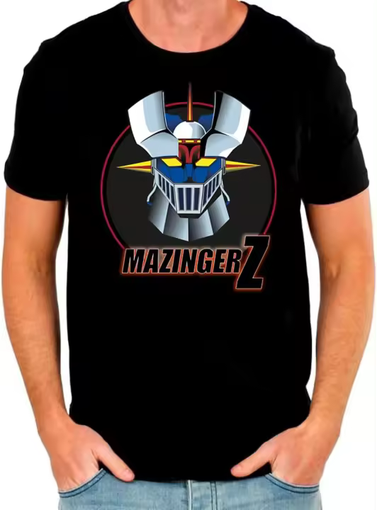Camiseta de Mazinger Z para Hombre, Manga Corta, algodón - 1