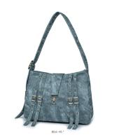 Bolsa de motocicleta de mezclilla azul resistente al desgaste impermeable con diseño de borla y cuerda - details 30