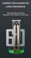 Kemei-cortadora de pelo eléctrica para hombre, máquina profesional inalámbrica, recargable por USB, batería de litio de 600mah, carga rápida - details 3