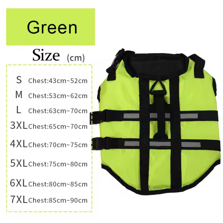 HOOPET-Chaleco salvavidas para mascota, chaqueta transpirable de seguridad para perros, ropa de surf, de baño para nadar en vacaciones, chaquetilla para bulldog francés para verano, Oxford - 1
