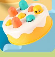 Juguetes de percusión Pastel para niños de 1 a 3 años, desarrollo cognitivo, incluye martillos de colores aleatorios, puzzle de desarrollo infantil gopher - details 10