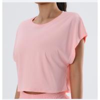 Camiseta de Yoga de Verano Top Casual con Secado Rápido Ropa Suelta y Transpirable de Manga Corta para Mujer Ideal para Correr al Aire Libre - details 13