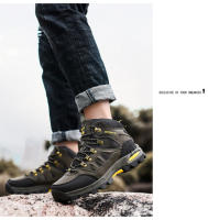 Zapatos de senderismo de alta calidad para hombre, zapatillas deportivas antideslizantes para senderismo y montaña, botas de escalada informales - details 11