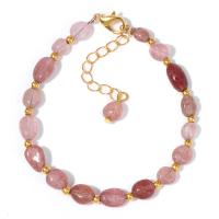 Pulsera de Cuentas de Lapislázuli Natural Pulseras Ajustables de Piedra con Chip Irregular - details 2