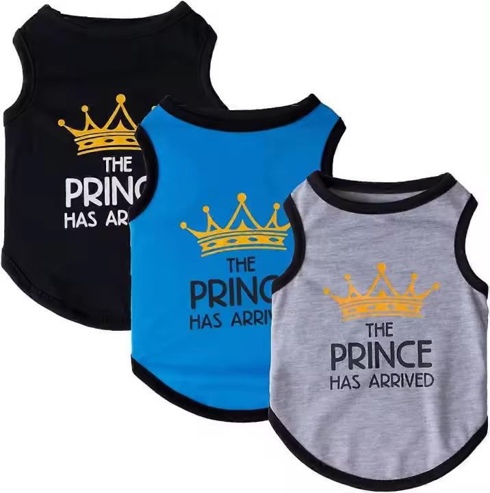 Paquete de 3 camisas para perros pequeños, ropa de verano para perros, trajes para perros, sudadera para cachorros para Chihuahua Yorkies, chaleco bonito para perros para hombres, ropa para mascotas, gato A - 1
